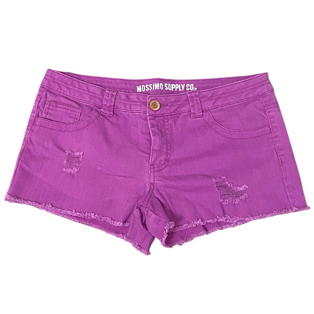 🌑SOLD🌑 Mossimo Supply Co. Women's Denim Purple Shorts Size Juniors 11